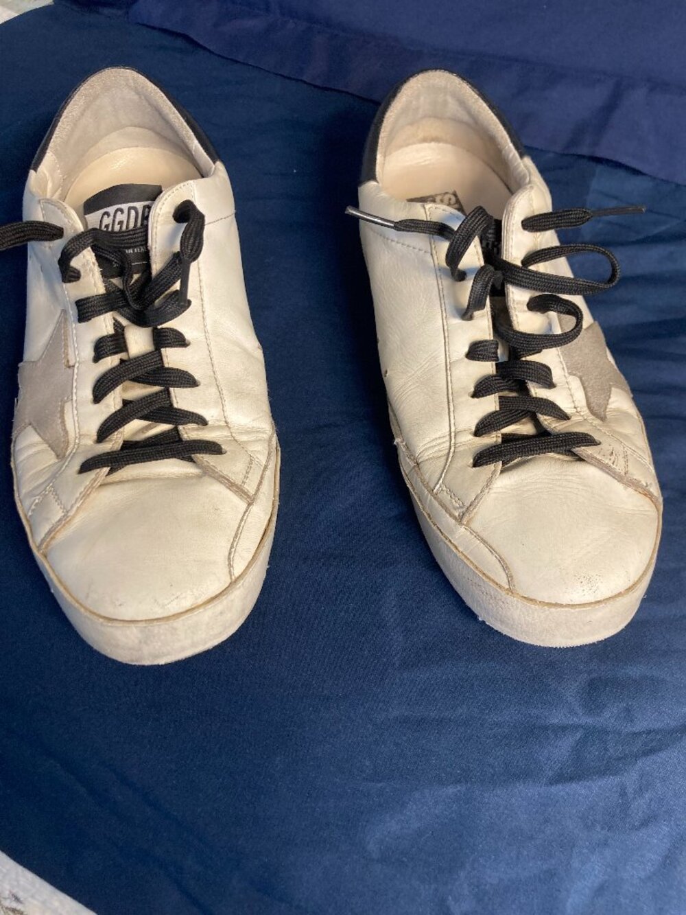 Golden Goose White Leather Sneakers size 42